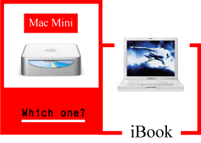 ibook and mac mini
