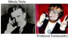 Nikola Tesla e il professor Fontecedro